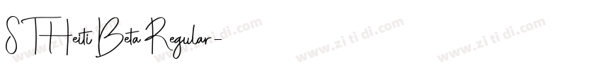 STHeiti Beta Regular字体转换 STHeiti Beta Regular字体转换